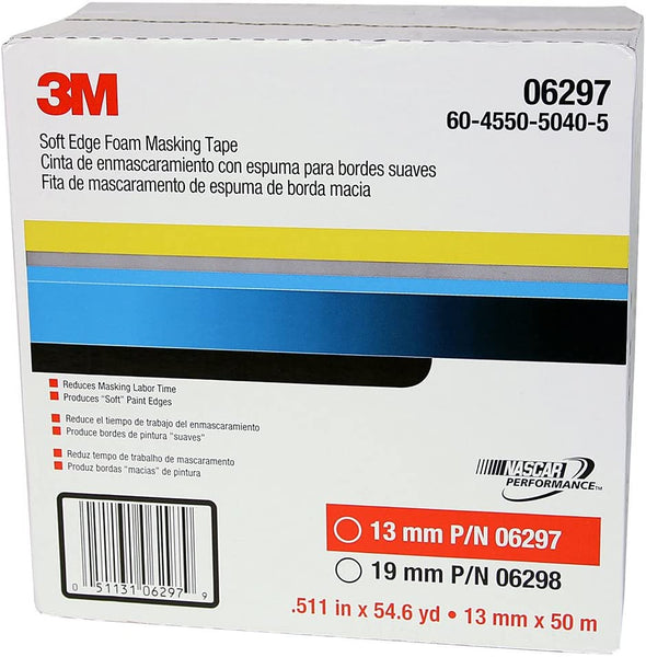 3M™ SOFT EDGE FOAM TAPE 13MM X 50M – Platinum Auto Paints
