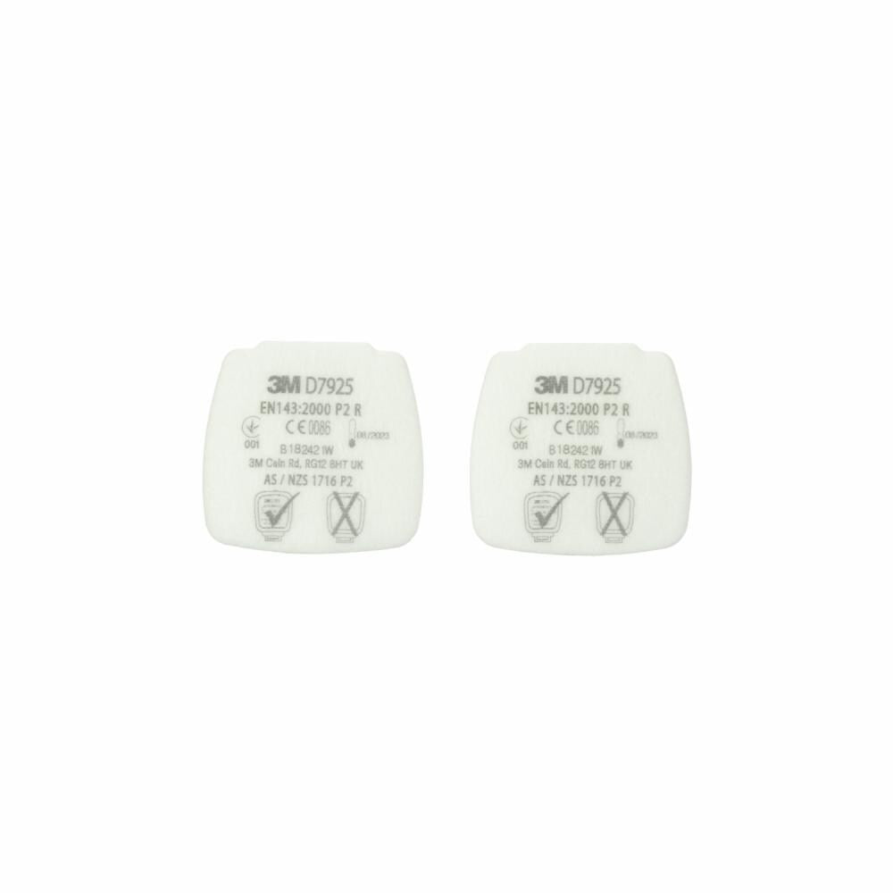 3M Secure Click D7925 P2 R Filter Packet of 4