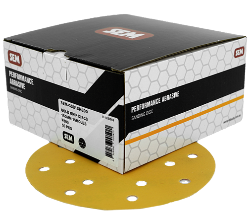 SEM GOLD GRIP SANDING DISC 150MM 15H