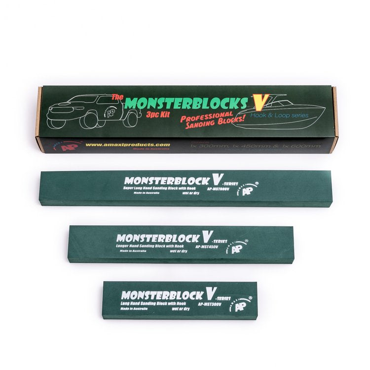 AP MONSTERBLOCK V HOOK & LOOP KIT SET OF 3