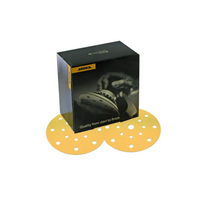 MIRKA GOLD 150MM VELCRO SANDING DISCS (100)